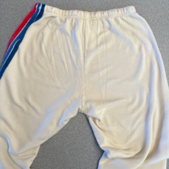 Aviator Nation 5 Stripe Vintage White Sweatpant XLarge - Picture 4 of 9